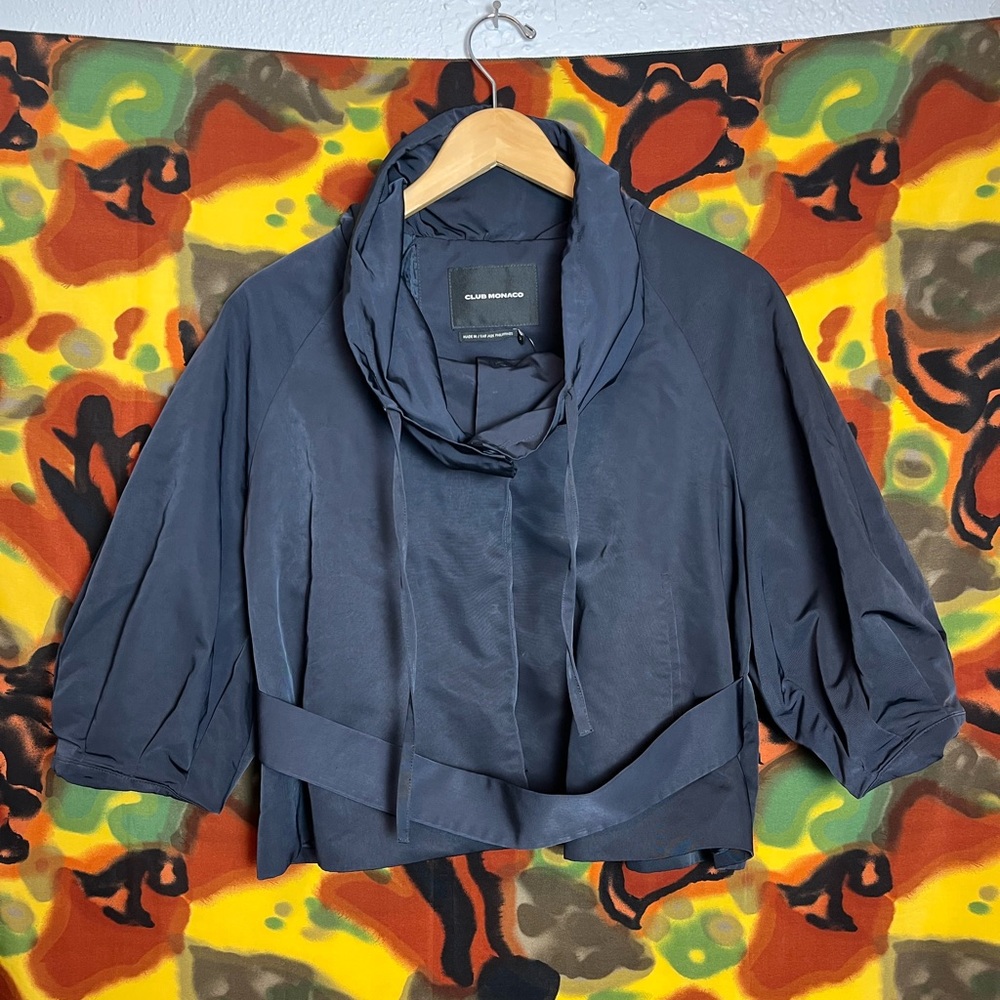Club Monaco Erin Jacket Navy Blue Marine Kids Jacket Size Large